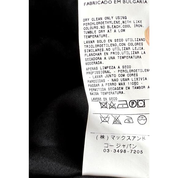 Max&Co. Mini Skirt Women Size 2 Black Pleated Coquette Dark Academia School Girl - Picture 7 of 8